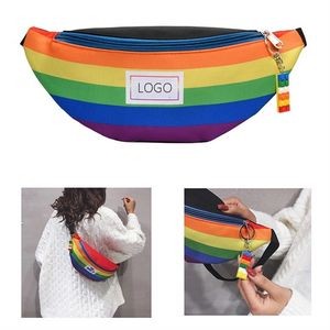LGBT Pride Rainbow Nylon Fanny Pack