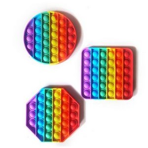 Rainbow Colors Pop Bubble Sensory Fidget Toy