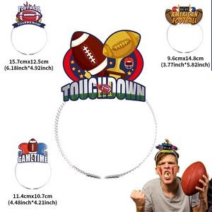 American Football Touchdown Sports Fan Tiara Headband