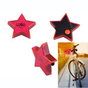 Star Blinking Safety Light With Back Clip