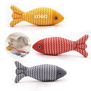 Lint Fish Cat Catnip Toys Teething Kitty Stuffed Toys 8x4 (7 4/5" x 3 1/2")