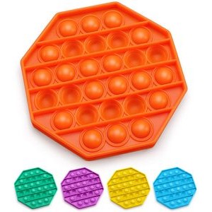 Octagon Silicone Bubble Sensory Toy To Relieve Stress