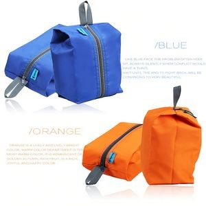 Portable Waterproof Travel Shoe Bag with Zipper Closure