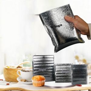 Reusable Insulation Bag Metalized Thermal Box Liners Lunch Food Lining Waterproof Package