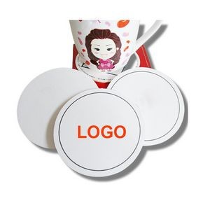3.5'' Round 60 Point High Density Paper Coasters