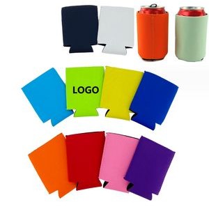 12oz Neoprene Solid Color Can Cooler Sleeve Beverage Insulator