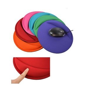 8" D Full Color Round Computer Mouse Pad