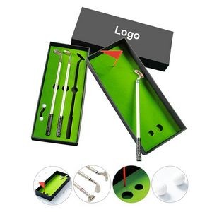 Desktop Golf Ballpoint Pen Gift Set
