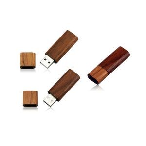 Rectangular Wood Casing Pcb USB Drive With Detachable Cover
