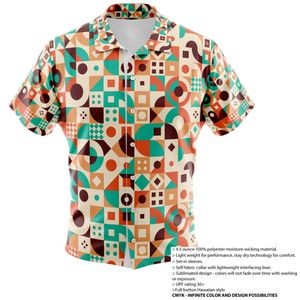 Full Sublimation Camp Shirt - UPF DriFit - Men's, Women's, Kids'