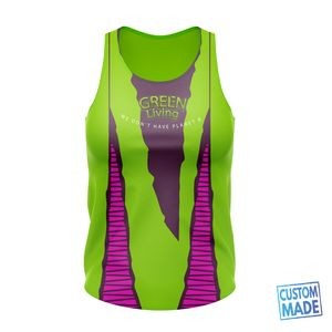 Women's Sublimation Jersey Style Tank Top - Performance Grade Mesh Options