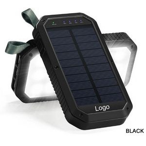 Solar charger with 21 Led lights 8000mAh
