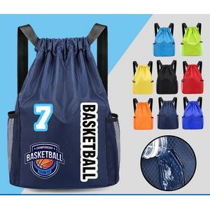 Customized Basketball Sport Drawstring Backpack