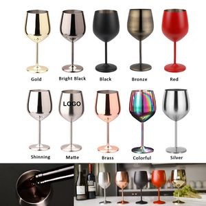 Customized Stainless Steel Goblet Wine Cup