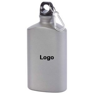 Aluminum Canteen Style Water Bottle with carabiner 20oz