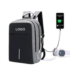 Laptop Backpack with USB Charging Port Anti-theft