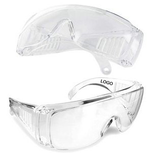 Safety Clear Glasses with logo