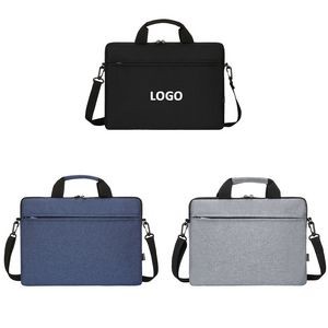 Thin 15" laptop bag with custom logo