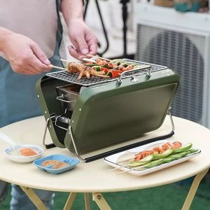 Foldable Stainless Steel Charcoal Bbq Grill