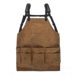 Various Canvas Tool Apron With Multi Pockets