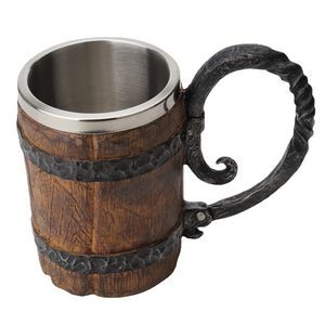 Kndatle Handmade Wooden Barrel Beer Mug