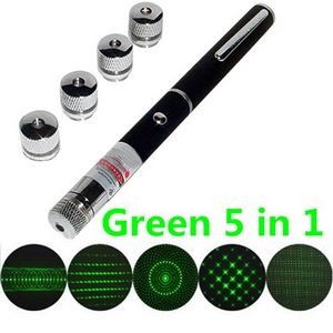 5 In 1 Battery Operated Laser Pointer Pen