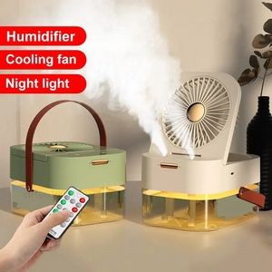 Portable Cooling Water Misting Fan With Night Light