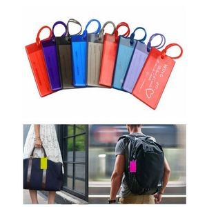Colorful Flexible Travel Luggage Tags For Baggage Bags