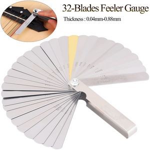 32 Blades Stainless Steel Feeler Gauge