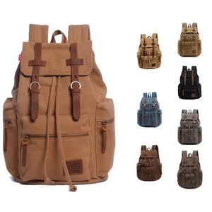 Canvas Bag Double Shoulder Backpacks