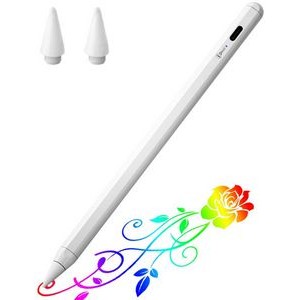 Active Stylus Pen For Pad With Palm Rejection, Pad Pencil With Extra Tip Compatible With Apple
