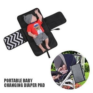 Diaper Changing Pad Portable Change Mat With Head Cushion