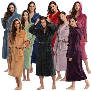 Women'S/Men'S Coral Fleece Bath Robe