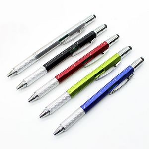 6 In 1 Multi-Functional Stylus Pen