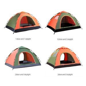 Self-Opening Four-Person Tourist Tent