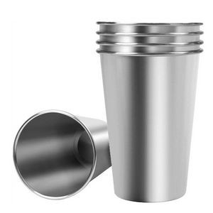 16 Oz.Single Wall Stainless Steel Pint Cup