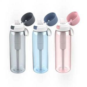 26Oz Reusable BPA Free Plastic Filtered Water Bottle