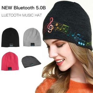 Wireless Blue Tooth Headphone Knitted Cap Beanie Hat