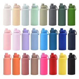 18 oz Double Wall Vacuum Insulated Sports Water Bottle