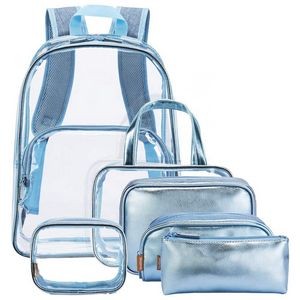 6 In 1 Transparent Backpack