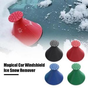 Mini Hand Funnel Cone Winter Snow Car Ice Plastic Scraper