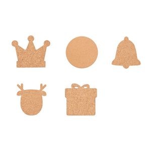 Engraving Blanks Crown Shape Cork Coaster