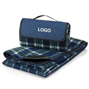 Roll Up Picnic Blanket W/ Various Logo Checkered