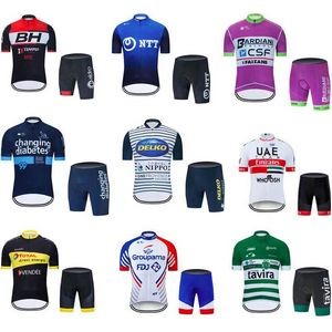 Men'S Cycling Jersey Bicycle Short Sleeve Set