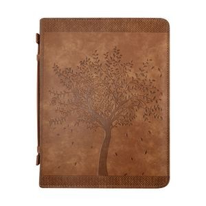 Quality High-End And Elegant - Tree Embossed Bible Book Cover With Classic Design Retail Grade!