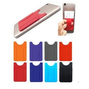 Silicone Phone Wallet With Finger Slot