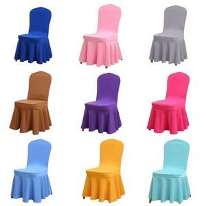 Polyester Party Wedding Chair Back Cover