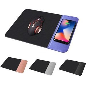 Mobile Phone Rubber Qi Wireless Charger Charging Mouse Pad