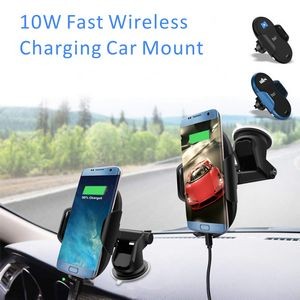 2 in 1 Wireless Car Charger Mount Wireless Charing Car Mounted Charger