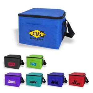 Promo 6-Can Cooler with Mesh Pockets